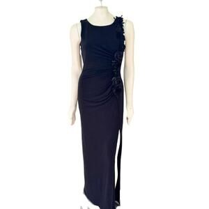 Lauren Ralph Lauren Embellished-Strap Off-The-Shoulder Gown